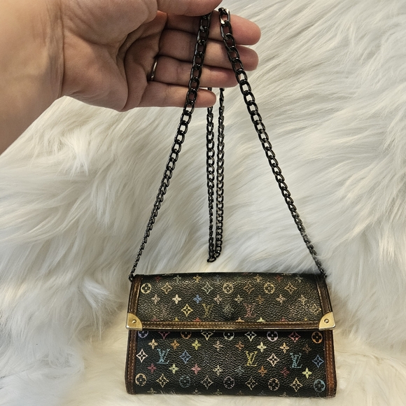 Louis Vuitton Murakami Noir Tresor Wallet - Picture 15 of 16